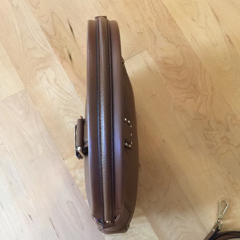 MICHAEL KORS | Pebbled Leather Lillian Shoulder Bag With Crossbody Strap - Picture 9 of 13